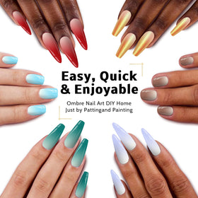 Karroy open palette with 60 vivid shades arranged, offering variety for creativity