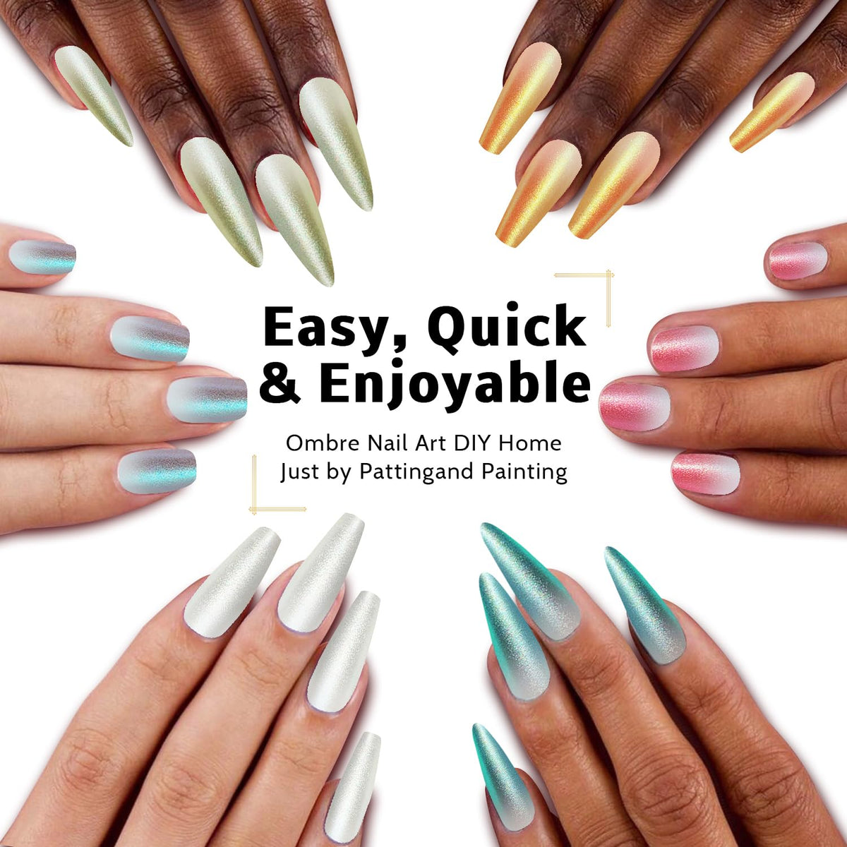 Karroy color swatches on tip wheel demonstrating vibrant shades benefit