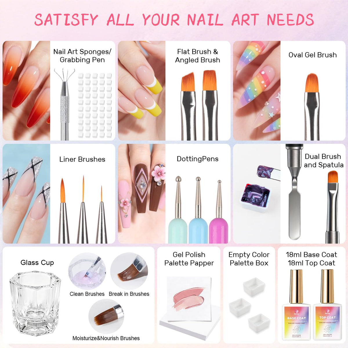 Finished Karroy manicure in lifestyle scene, highlighting salon-quality DIY results