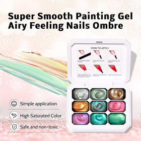 Karroy sponge pat technique in use for quick ombre nails benefit