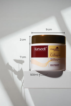 Karseell hair mask applied to towel-dried hair demonstrating smooth application and detangling