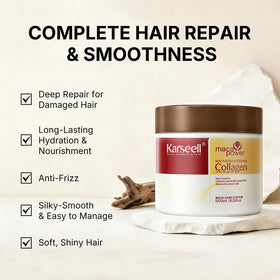 Karseell being applied to mid-lengths and ends, improving manageability