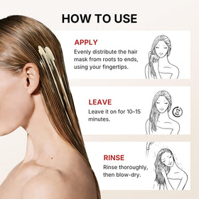 Karseell being applied to damp hair in shower demonstrating easy use