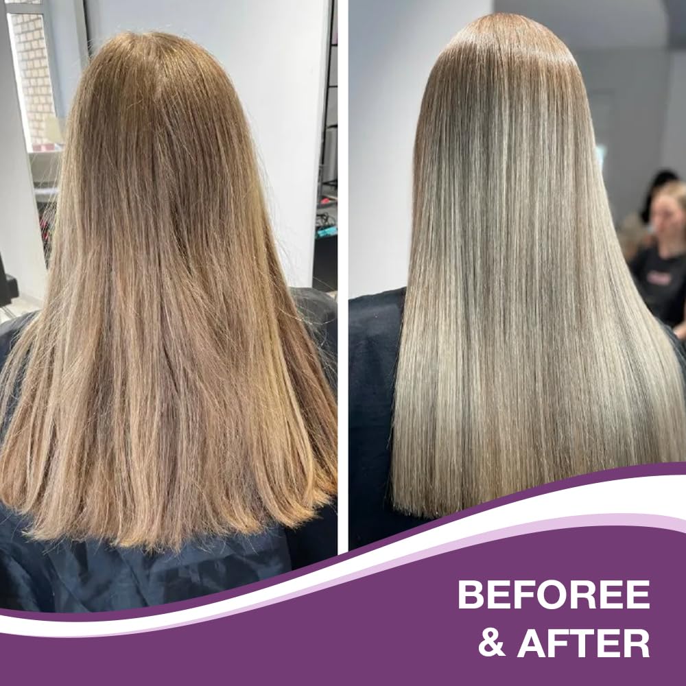 Karseell before and after blonde strand comparison reduces brass