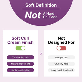 Karseell before and after curl comparison showing reduced frizz and definition