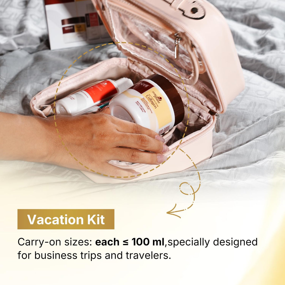 Karseell lifestyle beach hair showing hydrated, frizz-reduced hair on vacation