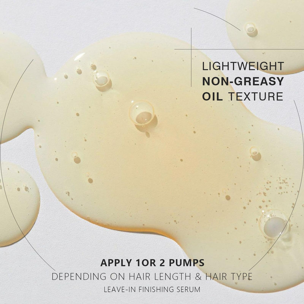 Karseell argan oil texture pouring from dropper demonstrating lightweight absorption