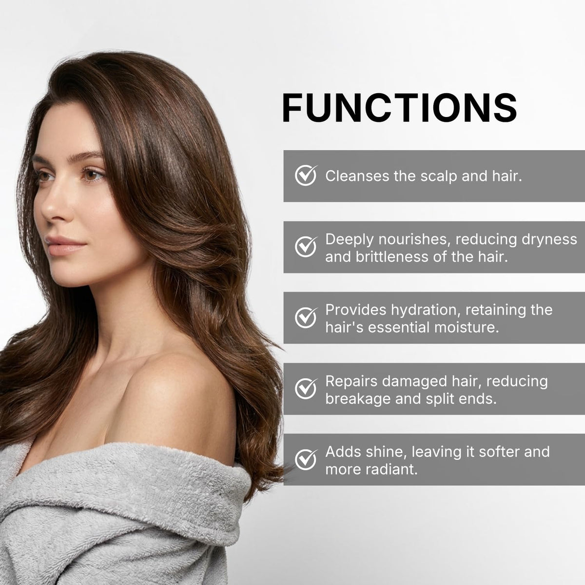 Karseell pump close-up revealing silky shampoo texture for easy dispensing