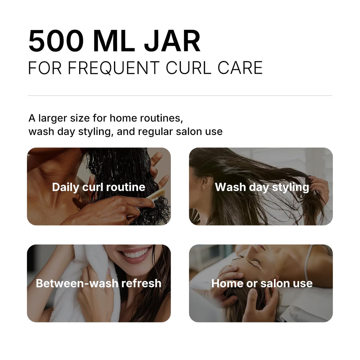 Karseell jar held in hand to show scale and value for frequent use benefit