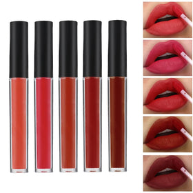 KARUIZI lip gloss set arranged displaying shades for day to night wear