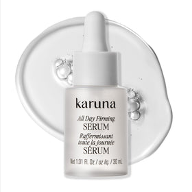 Karuna dermatologist-tested badge near product emphasizing safety benefit: clinically vetted