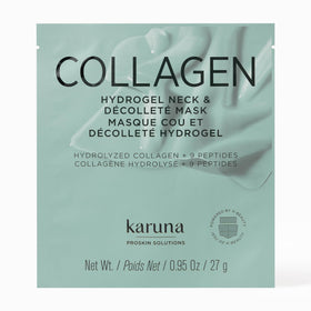 Karuna front packaging showing single pack and benefits for hydrated neck