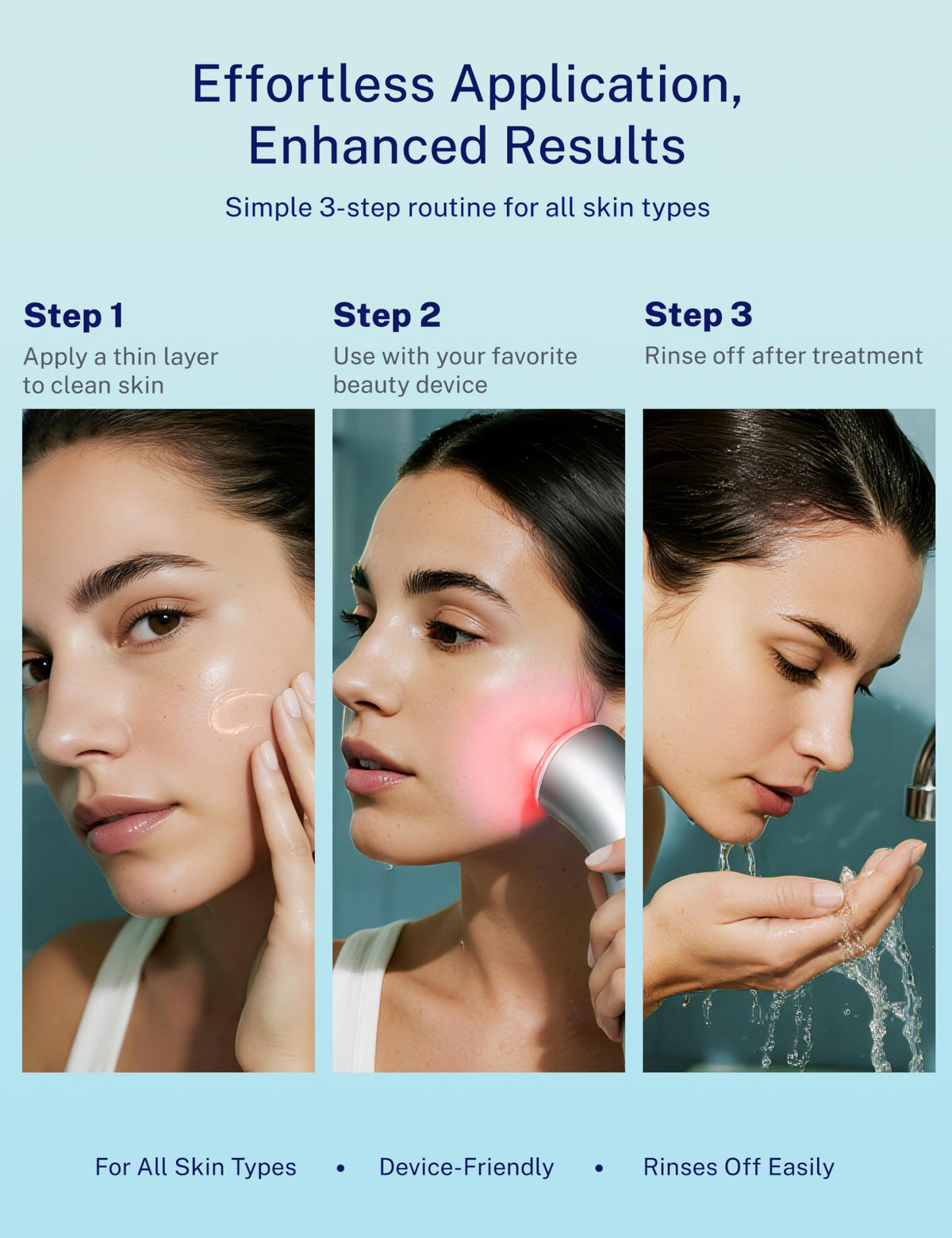 KARUNO product on bathroom counter in skincare routine showing salon-at-home benefit