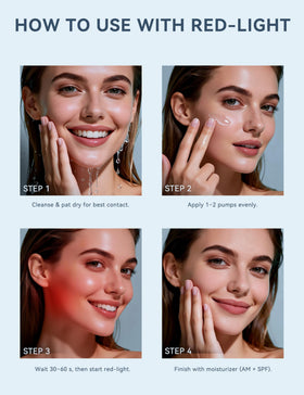 KARUNO serum ingredients label close-up showing key actives