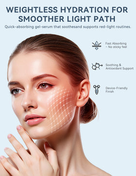 KARUNO serum texture close-up highlighting lightweight, hydrating gel