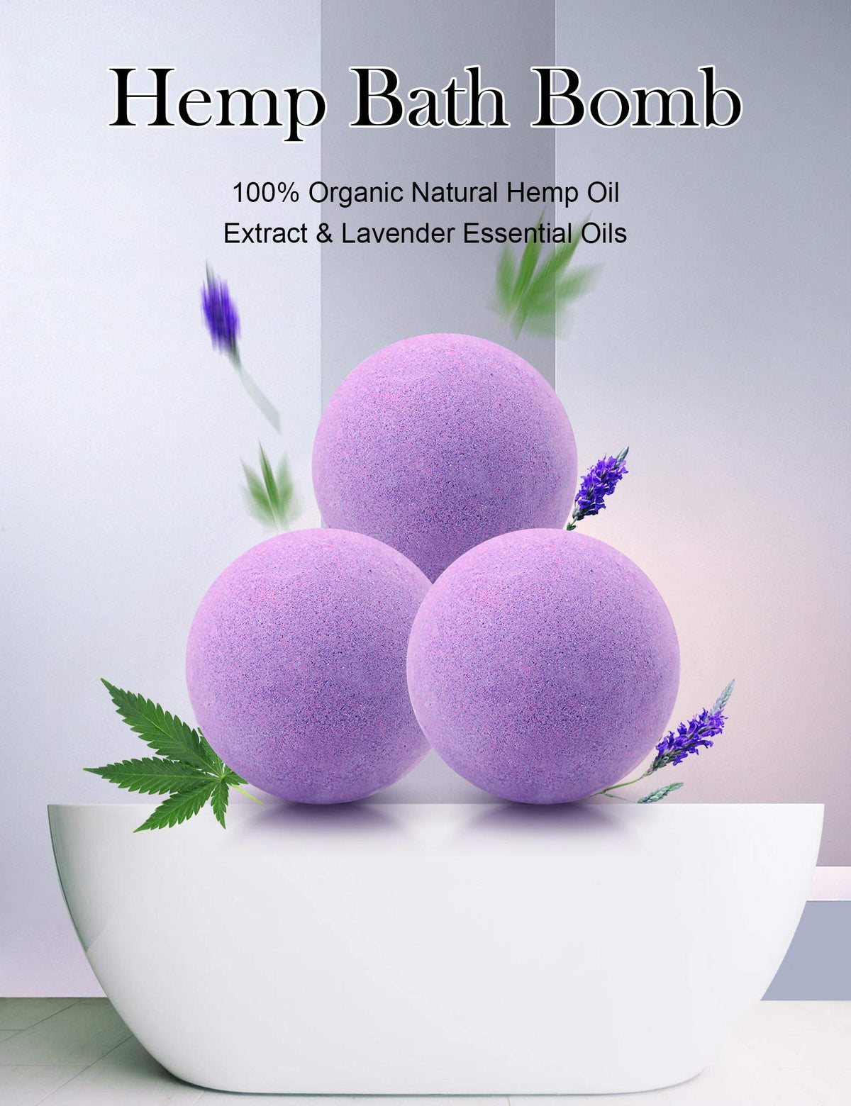 kastu bath bomb dissolving in tub for a calming soak benefit