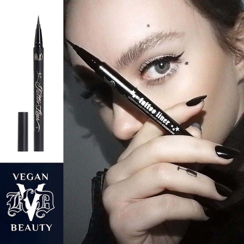 Kat Von D close-up of ultra-fine tip for precise, hairline details