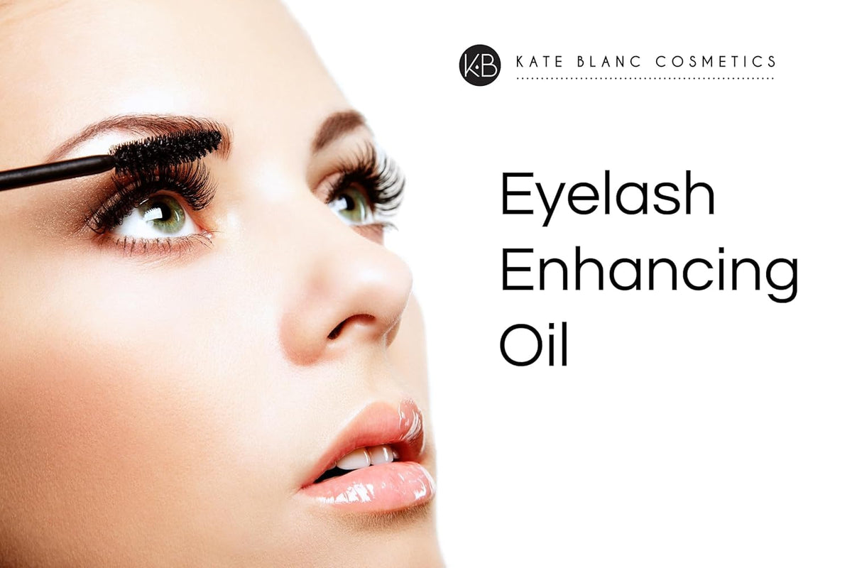 Kate Blanc Cosmetics oil texture pour closeup highlights thick moisturizing feel