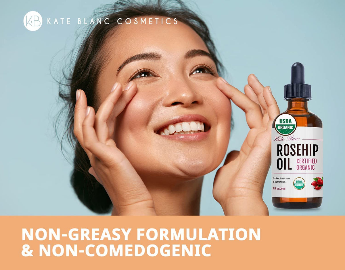 Kate Blanc Cosmetics dropper dispensing oil for controlled application benefit