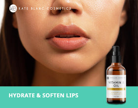 Kate Blanc Cosmetics being applied to hand showing targeted hydration benefit