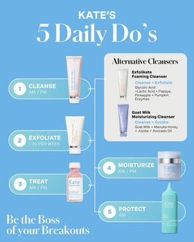 Kate Somerville EradiKate 4 fl oz next to hand to show product size and scale