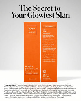 Kate Somerville enzymes and fruit ingredients illustrating natural exfoliation
