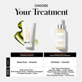 Kate Somerville travel-sized tube flatlay, emphasizes portability for on-the-go use
