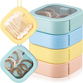 kathfly front packaging showing colorful stackable cases and compact storage benefit