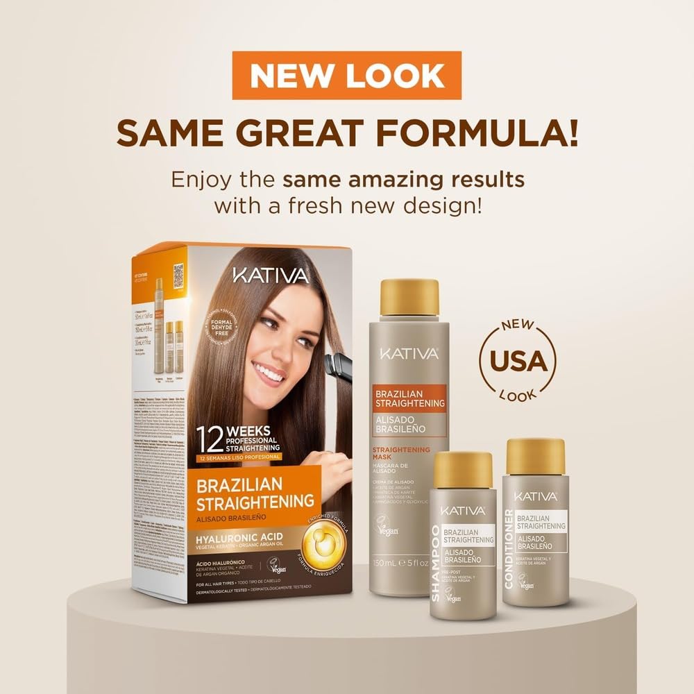 Kativa straightening cream pump detail highlighting easy application and control