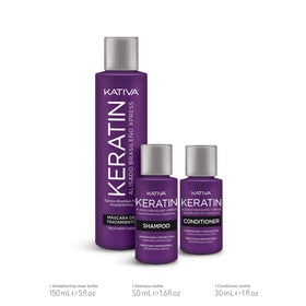 KATIVA clarifying shampoo bottle for pre-treatment purity