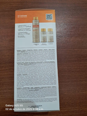 Kativa bottle size in hand for scale and clear product quantity