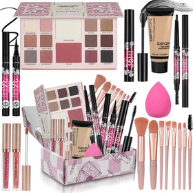 KAVCENT front packaging showing full makeup set and gift-ready presentation