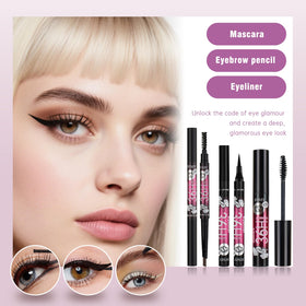 KAVCENT lip gloss and liquid foundation displayed to create base and shine