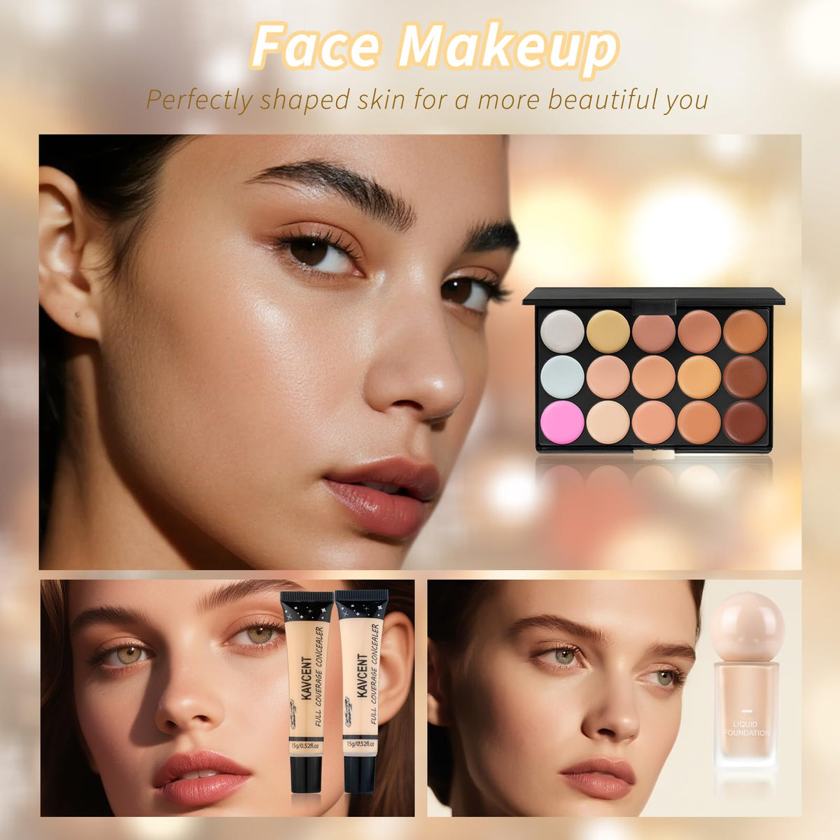 KAVCENT lipstick and gloss swatches showing wearable color choices