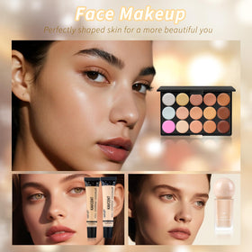KAVCENT lipstick and gloss swatches showing wearable color choices