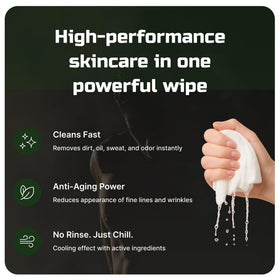 KAWALA wipe texture close-up showing soft fibers for effective cleansing
