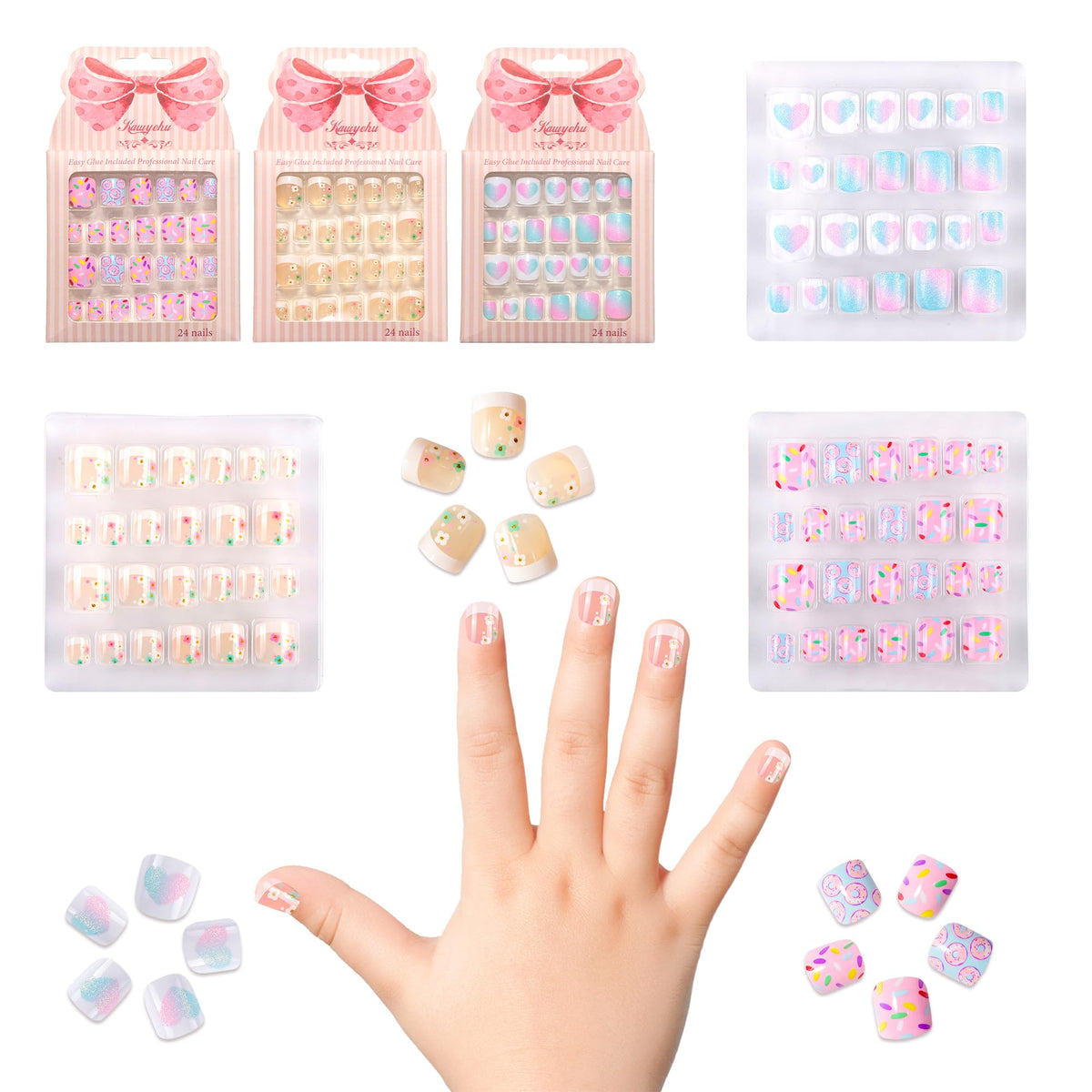kawyehu close-up of donut and heart print texture highlighting durability