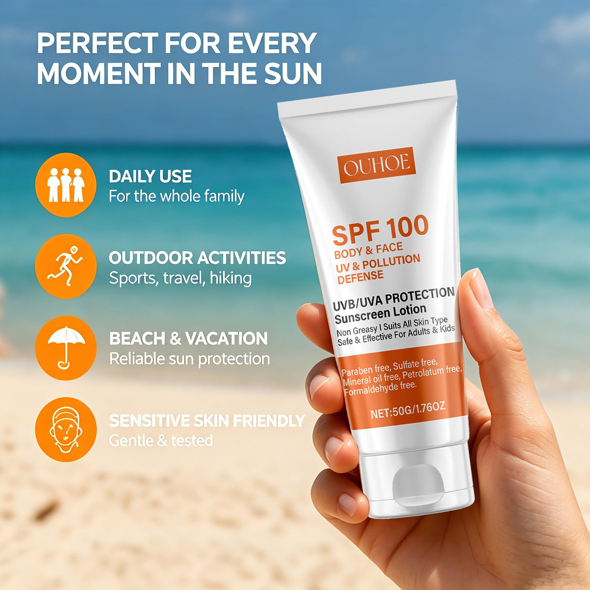 KAXIMIGEFU applied on arm showing smooth coverage and quick absorption benefit