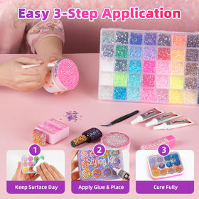 kdpuei precision tools and three B7000 glue tubes for secure application