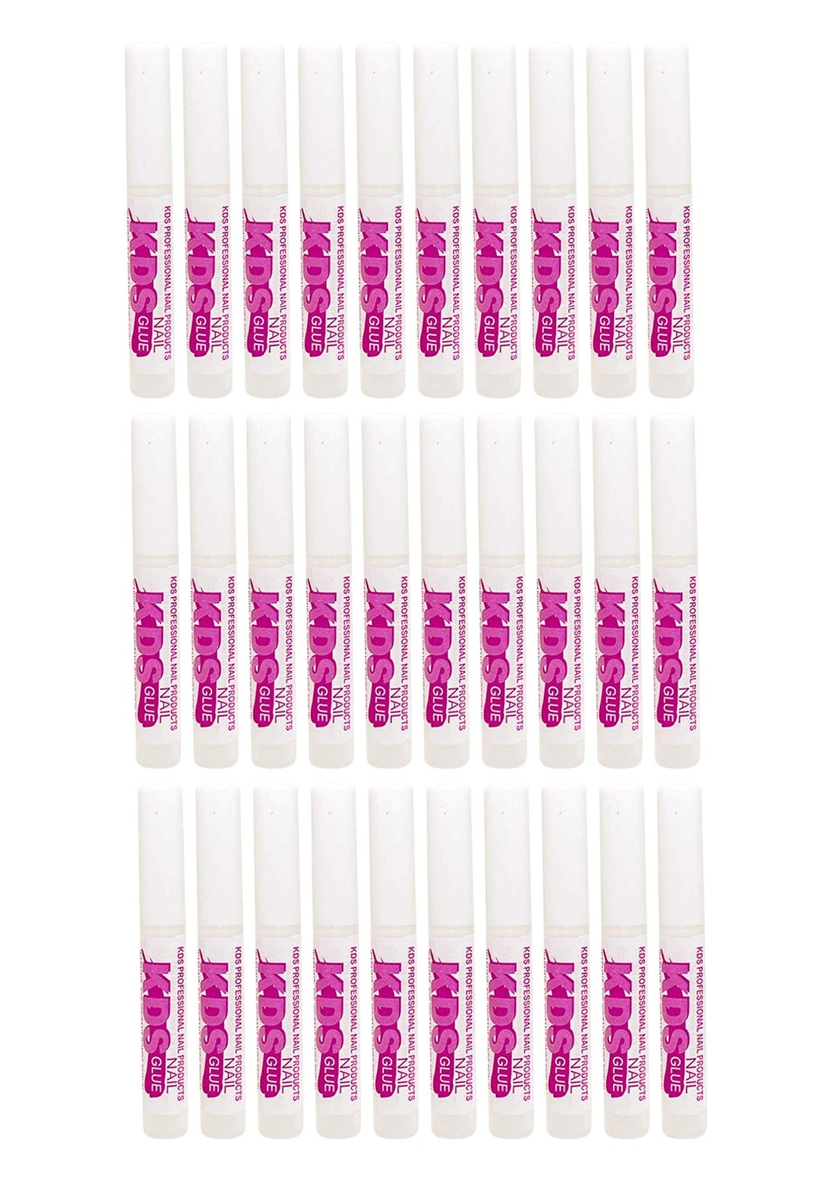 KDS front packaging view showing glue sticks and clear labeling for durable adhesion