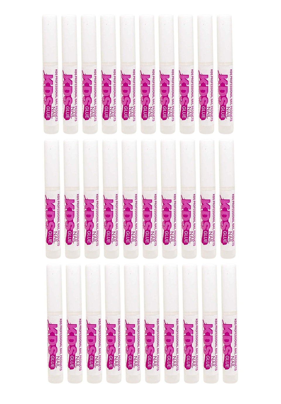KDS front packaging view showing glue sticks and clear labeling for durable adhesion