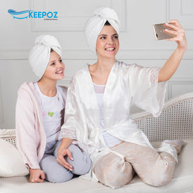KEEPOZ folded towel ready for travel offering compact convenience