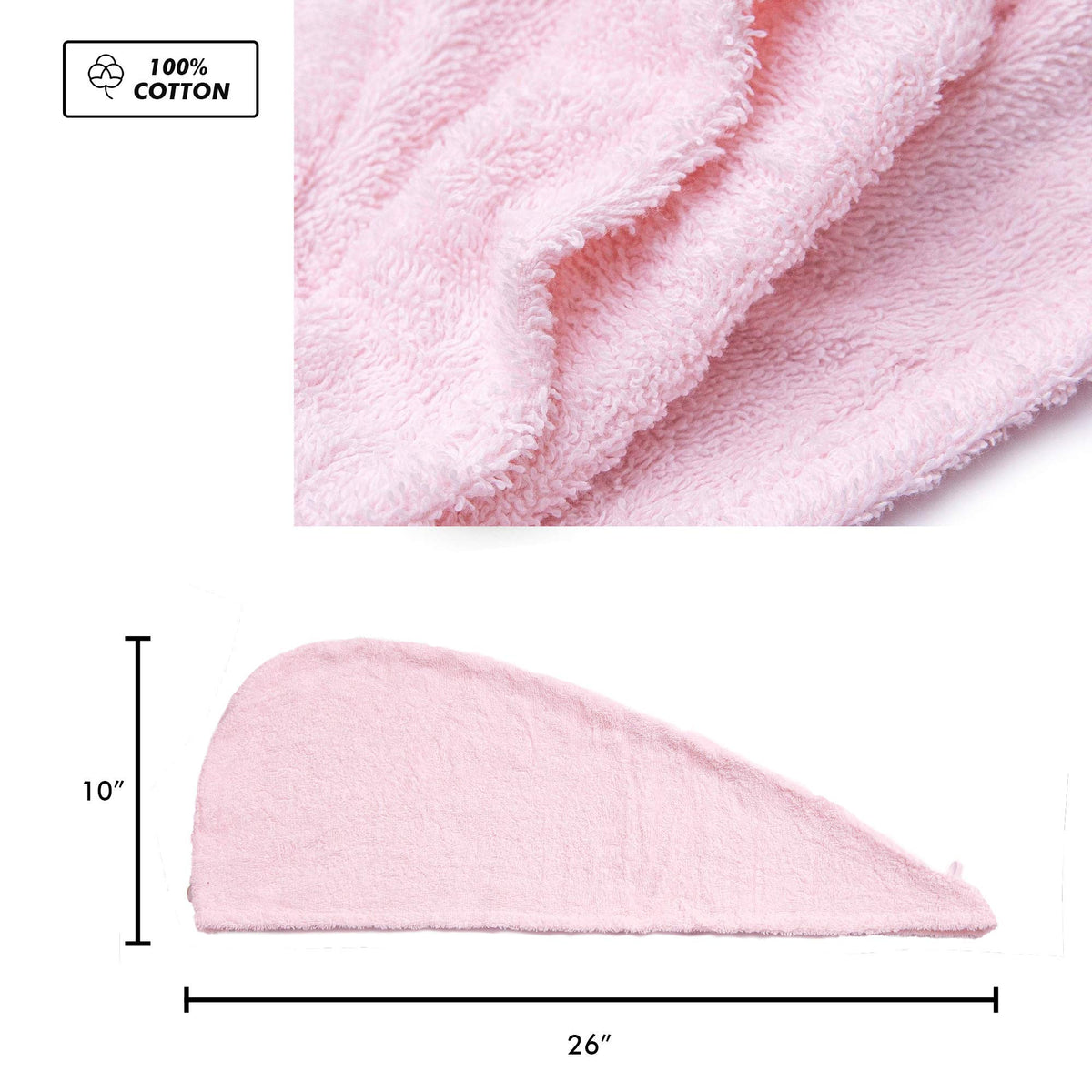 KEEPOZ terry cotton close-up highlighting absorbent plush loops