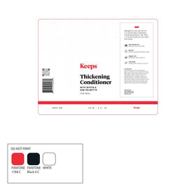 Keeps pump and label close-up highlighting ingredients and easy dispensing benefit