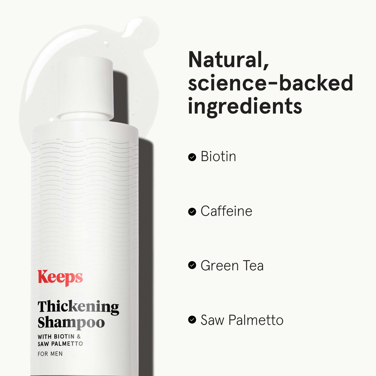 keeps shampoo in use under shower showing scalp massage and volume benefit