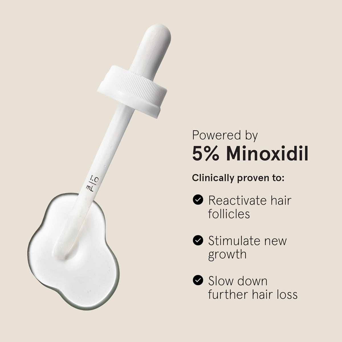 keeps solution texture on fingertip, non-greasy and clear