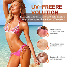 KEHOO drops added to smoothie, tasty integration and buildable tanning