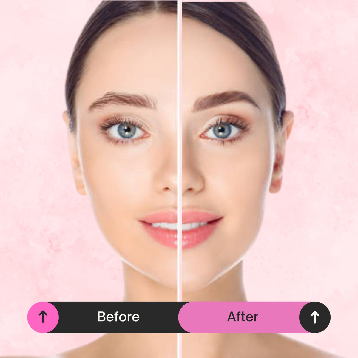 Kelley Baker finished brows lifestyle image highlighting defined, natural-looking benefit