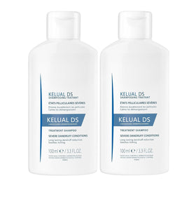 KELUAL DS label close-up highlighting dermatological formulation and usage