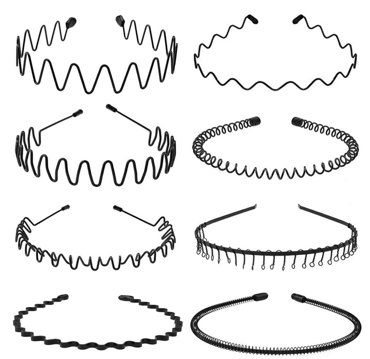KELUBATU front view headband showing sleek wavy finish and secure fit